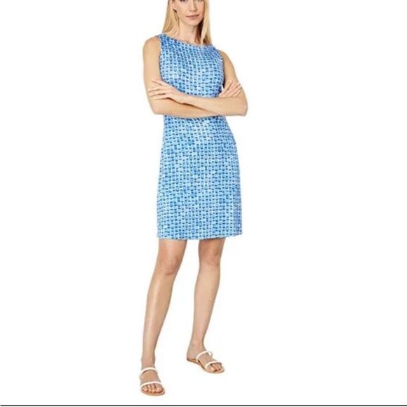 Tommy Bahama Darcy Geo Waves Dress. S - Picture 8 of 10